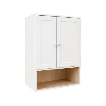 Birch Brook Wall-Mounted Laundry Cabinet - White
