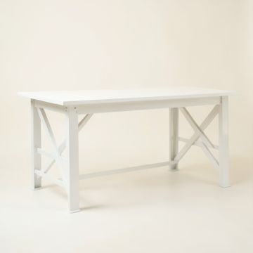 Holly Bluff Empty Workshop Workbench - White (synthetic illustration; no displayed measurements)