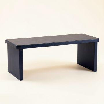 Willow Edge Indoor Bench - Navy (synthetic illustration; no displayed measurements)