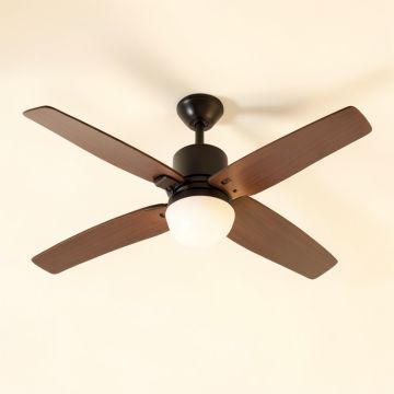 32.9 '' Milne 4 - Blade Caged Ceiling Fan (synthetic illustration; no displayed measurements)