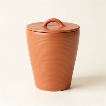 Vale Brook Storage Canister With Lid - Terracotta (synthetic illustration; no displayed measurements)