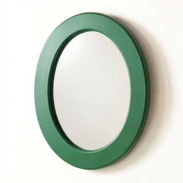 Vale Bluff Framed Wall Mirror - Green (synthetic illustration; no displayed measurements)