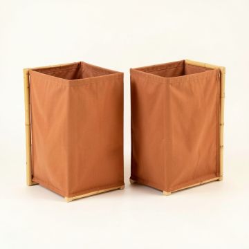 Hazel Dale Laundry Sorting Station With Plain Removable Bags - Terracotta (synthetic illustration; no displayed measurements)