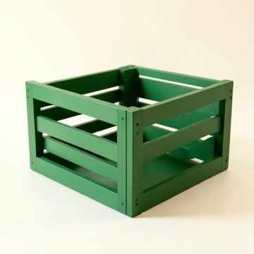 Lake Dell Empty Furniture-Style Pet Crate - Green (synthetic illustration; no displayed measurements)