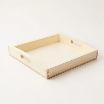 Bay Branch Serving Tray - Cream (synthetic illustration; no displayed measurements)