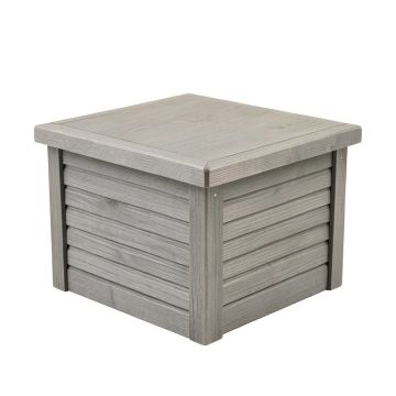 Dune Crest Closed Outdoor Storage Box - Gray