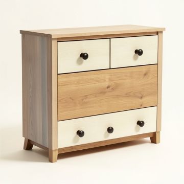 Conrad Wood 6 Drawer Double Dresser (synthetic illustration; no displayed measurements)