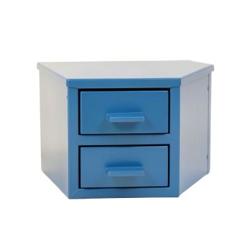 Wren Arc Small-Parts Storage Drawer Cabinet - Blue