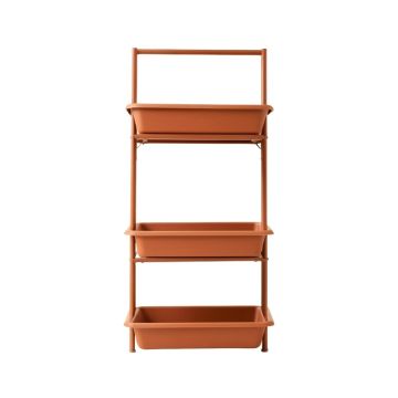 Fern Bend Empty Vertical Garden Frame - Terracotta