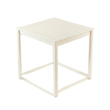 Flint Bluff Compact Balcony Table - White