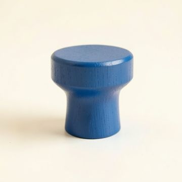 Lake Bend Cabinet Knob Without Packaging - Blue (synthetic illustration; no displayed measurements)