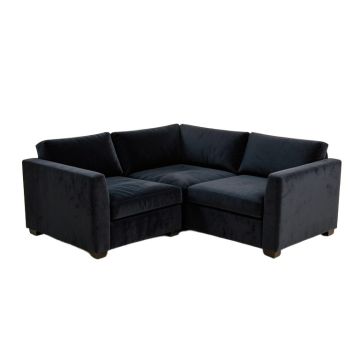 Wetumka 41.5 '' Wide Velvet Modular Corner Sectional