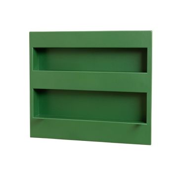 Elm Crest Empty Wall-Mounted Tool Organizer Panel - Green (synthetic illustration; no displayed measurements)