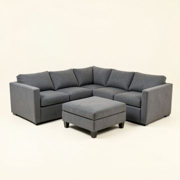 Comstock 81.1 '' Wide Symmetrical Corner Sectional With Ottoman (synthetic illustration; no displayed measurements)