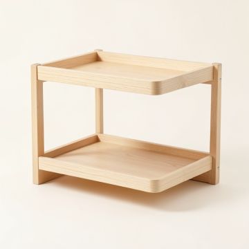 Cove Bridge Empty Countertop Canister Rack - Beige (synthetic illustration; no displayed measurements)