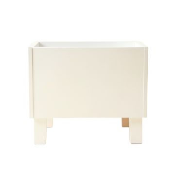 Rowan Canyon Empty Raised Planter - White
