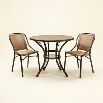 Round 3 Piece Bistro Set (synthetic illustration; no displayed measurements)