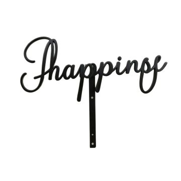 Choose Happiness 3D Cursive Metal Wall Décor