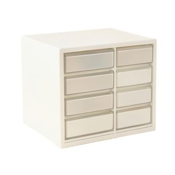 Olive Branch Small-Parts Storage Drawer Cabinet - White