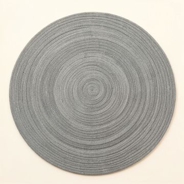Clay Bridge Round Area Rug - Gray (synthetic illustration; no displayed measurements)