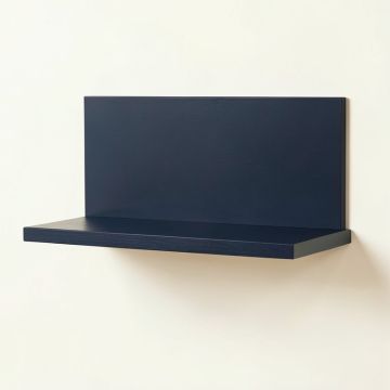 Shore Crest Wall-Mounted Shelf - Navy (synthetic illustration; no displayed measurements)