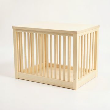 Rowan Falls Empty Furniture-Style Pet Crate - Cream (synthetic illustration; no displayed measurements)