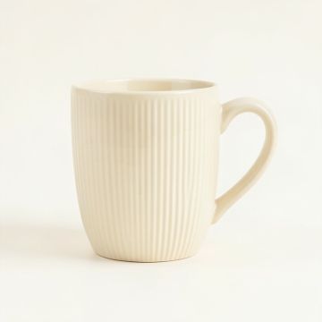 Field Crossing Ceramic Mug - Ivory (synthetic illustration; no displayed measurements)