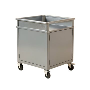 Cedar Brook Empty Rolling Workshop Cart - Gray