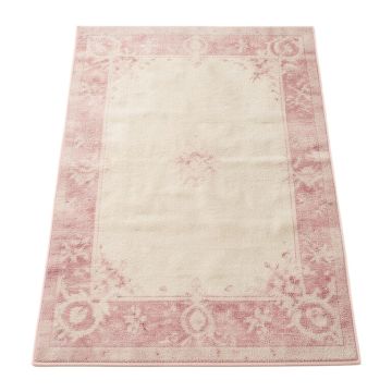 Katie Oriental Ivory / Fuchsia Rug