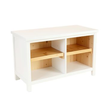 Fern Bluff Empty Countertop Canister Rack - White
