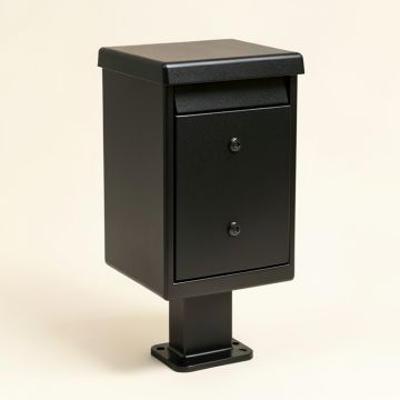 13 '' W X 10 '' H Post Mount Mailbox (synthetic illustration; no displayed measurements)
