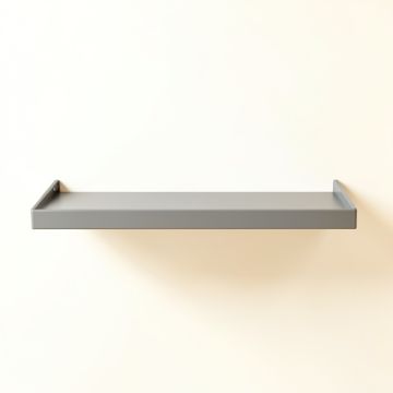 Heath Arc Wall-Mounted Shelf - Gray (synthetic illustration; no displayed measurements)