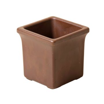 Glenna Barkwood Square On Twig Stand Pot Planter