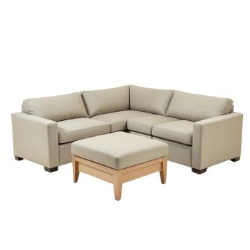 Robesonia 119 '' Wide Reversible Modular Sectional With Ottoman