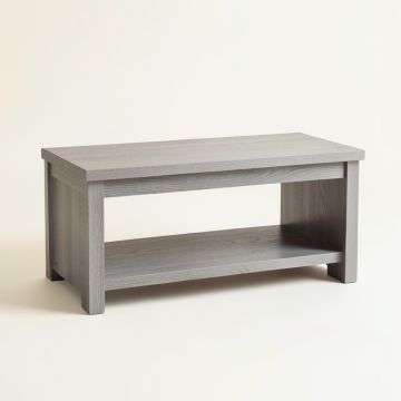 Fern Dell Indoor Bench - Gray (synthetic illustration; no displayed measurements)