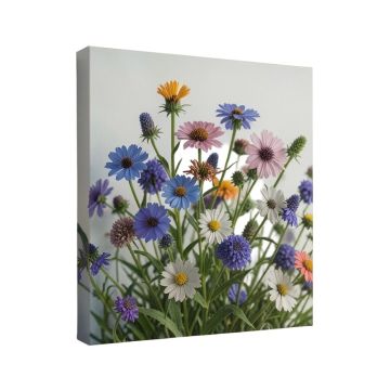 Sea Isle Wildflowers - Advertisements Print On Canvas