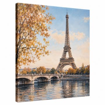 City Art Paris Eiffel Tower Graphic Art On Wrapped Canvas