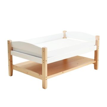 Stuart Platform Bed With Shelves