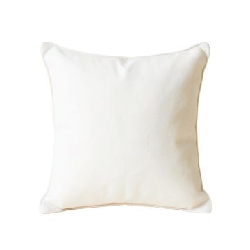 Ash Canyon Filled Accent Pillow - White