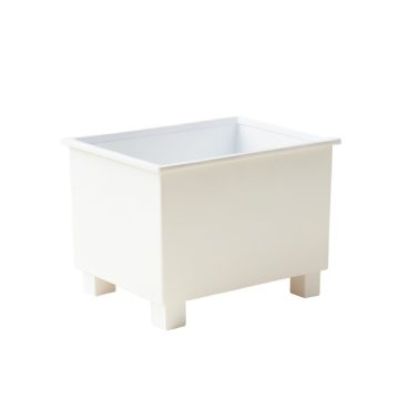 Juniper Brook Empty Raised Planter - White (synthetic illustration; no displayed measurements)