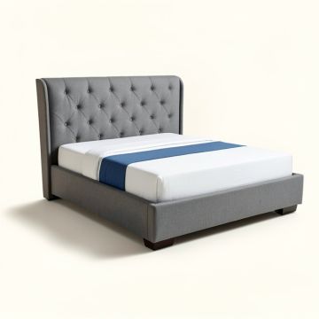 Adelphia Tufted Upholstered Standard Bed (synthetic illustration; no displayed measurements)