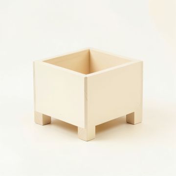 Cove Brook Empty Raised Planter - Cream (synthetic illustration; no displayed measurements)