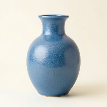 Pine Bridge Empty Decorative Vase - Blue (synthetic illustration; no displayed measurements)
