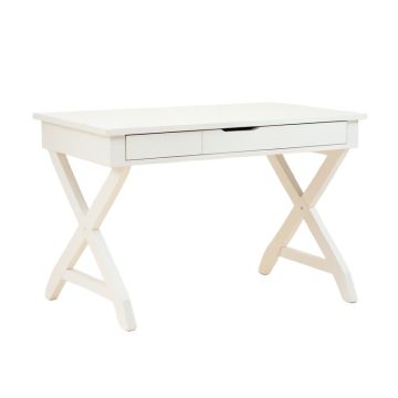Reed Arc Writing Desk - White