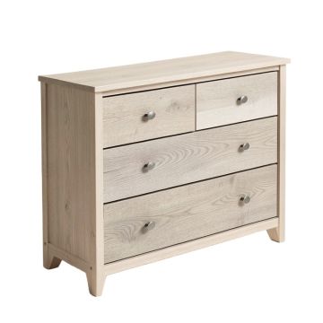 Wood 4 Drawer Standard Dresser