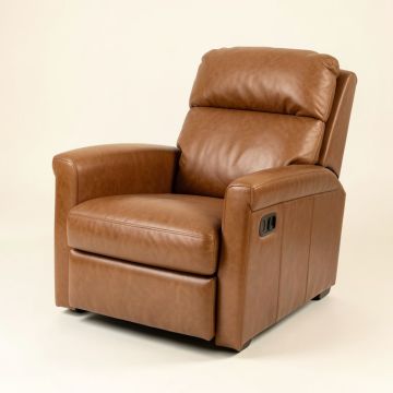 Sykora 26.8 '' Wide Faux Leather Manual Club Recliner (synthetic illustration; no displayed measurements)