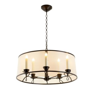 Goulds 5-Light Candle Style Drum Chandelier (synthetic illustration; no displayed measurements)