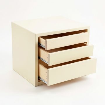 Hill Crossing Small-Parts Storage Drawer Cabinet - Cream (synthetic illustration; no displayed measurements)