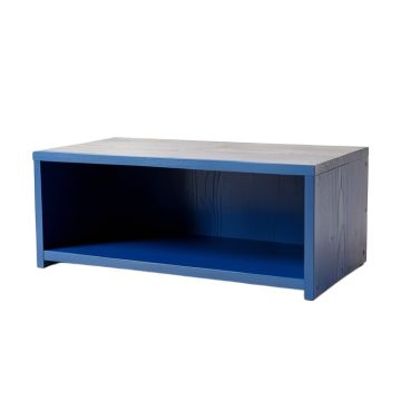 Oak Dell Shoe Storage Bench - Blue