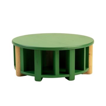 Fern Branch Shoe Storage Bench - Green